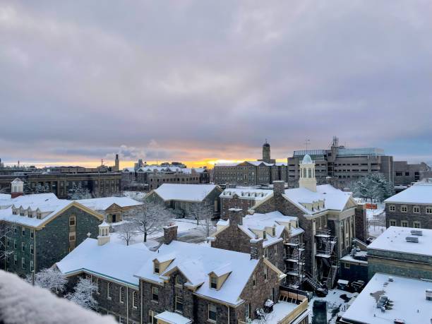 istock January snowfall overlooking King's and Dal 1455041613
