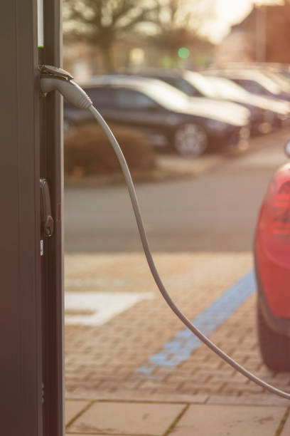 istock close up of a charging electric car 1455047866