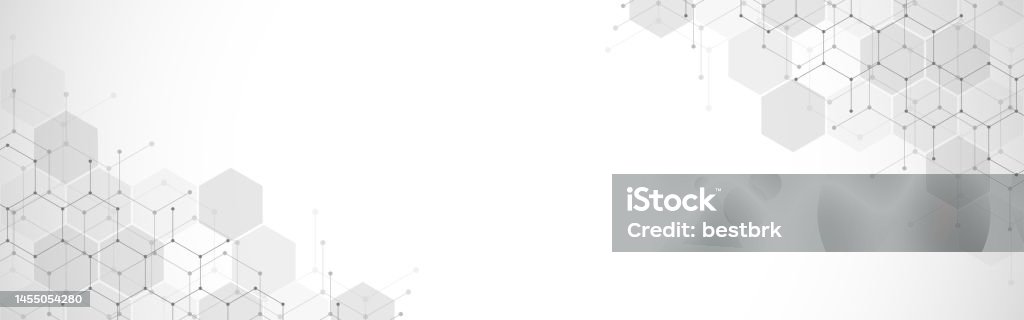 Geometric Pattern Header Abstract Geometric Background With A Hexagon Pattern Hexagonal Shape ...
