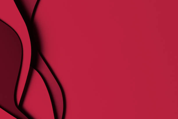 Abstract natural red background. Photo of flowers with directional blur and motion effect. Lines and strips.