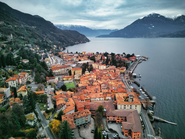 istock Bellano aerial drone view Lake Como 1455090753