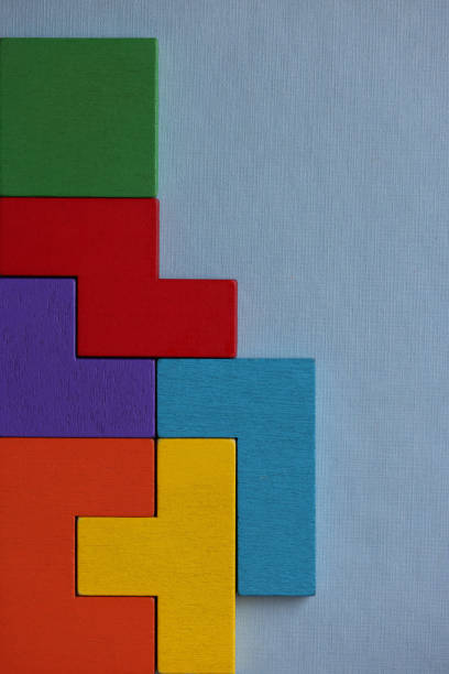 Wooden Geometric Shapes, Toy Blocks