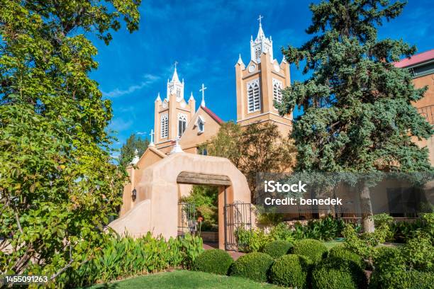 Albuquerque New Mexico Usa San Felipe De Neri Church Stock Photo - Download Image Now