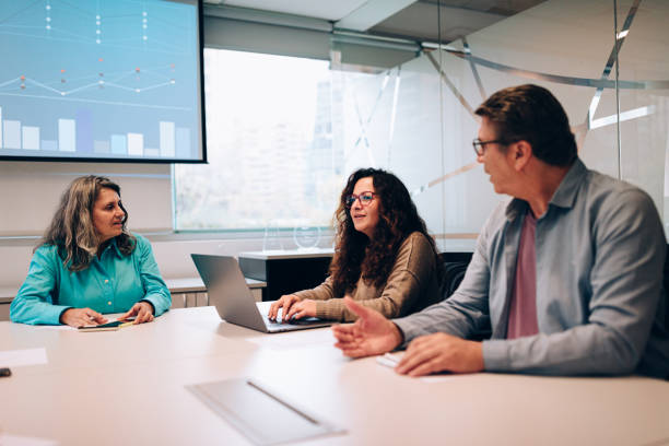 istock Business meeting at the office 1455098640