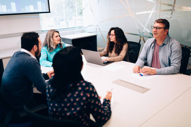 istock Business meeting at the office 1455098641