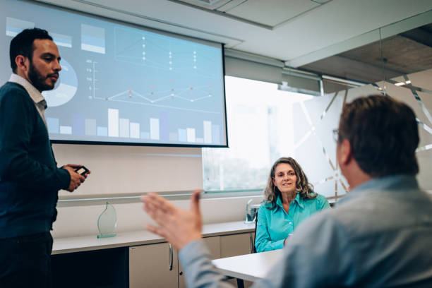 istock Business meeting presentation 1455099254