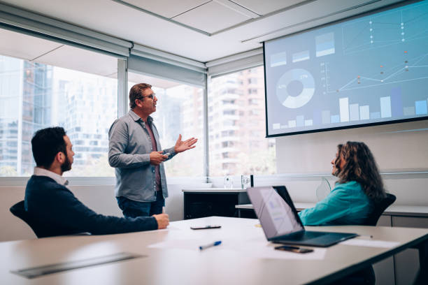istock Business meeting presentation 1455099263