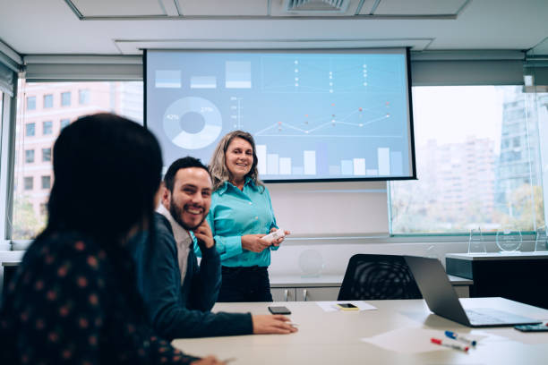 istock Business meeting presentation 1455099282
