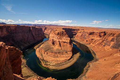 The beautiful view of the Colorado River in Grand Canyon National Park. Arizona, United States.
