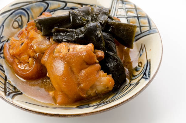 istock Stewed Pork Knuckles and kombu 1455111550