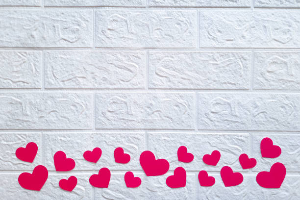 валентинки как символ нежности и верности. кописпейс. - wedding reception valentines day gift heart shape стоковые фото и изображения