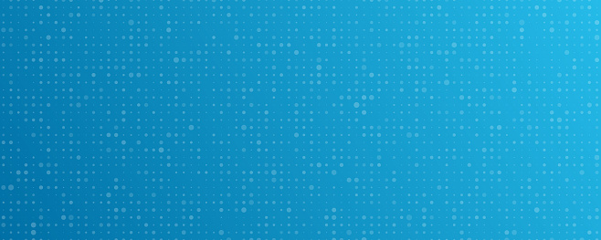 Abstract geometric gradient background with dots. Blue dot background with empty space. Vector illustration