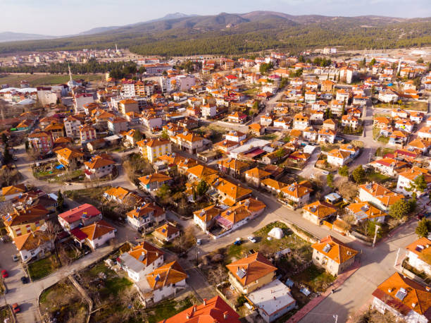 istock Small Turkish town Cavdir in Burdur Province 1455124529