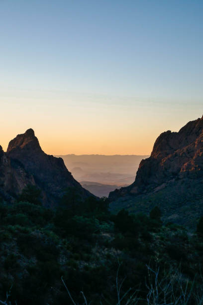 istock Amazing Sunset at Window View in Big Bend National Park 1455135778