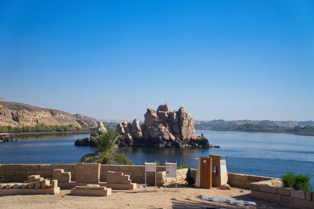 istock Temple of Philae situated in Nile in Aswan, Egypt 1455138996