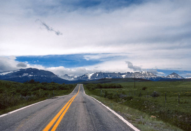 istock Glacier NP - Park Road to Many Glacier - 1989 1455144710