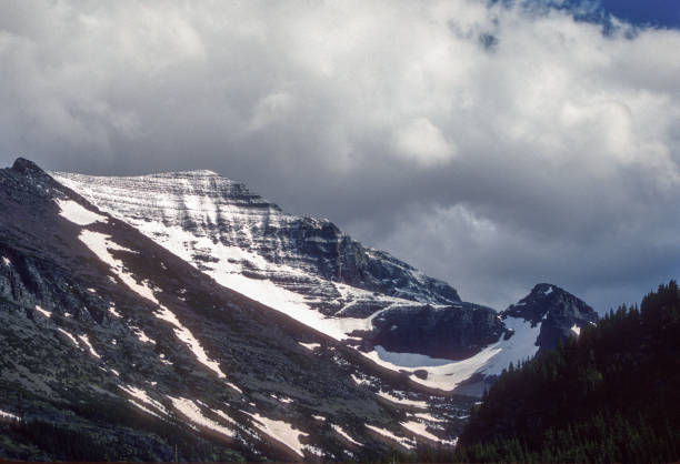istock Glacier NP - Snowy Peaks & Clouds - 1989 1455144783