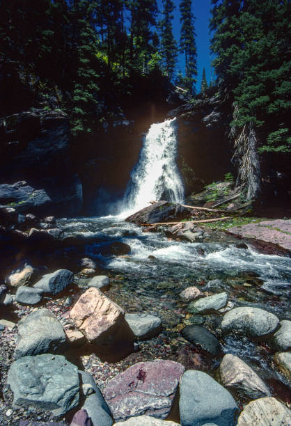 istock Glacier NP - Saint Mary's Falls Close-up - 1989 1455144812