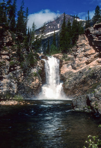 istock Glacier NP - Running Eagle Falls Close-up - 1989 1455144940