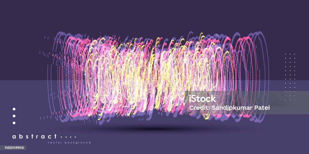 3d Ripple Backdrop 3d Wavy Background With Ripple Effect Vector Illustration With Particle ...