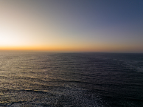 Sunrise over the ocean