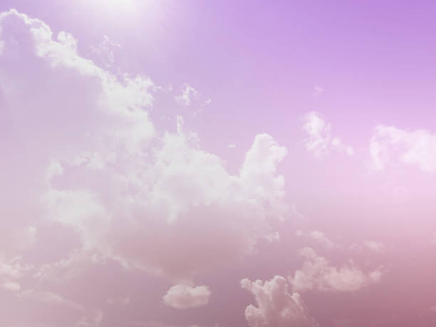 istock Beautiful sky and clouds in pastel tones. 1455154163