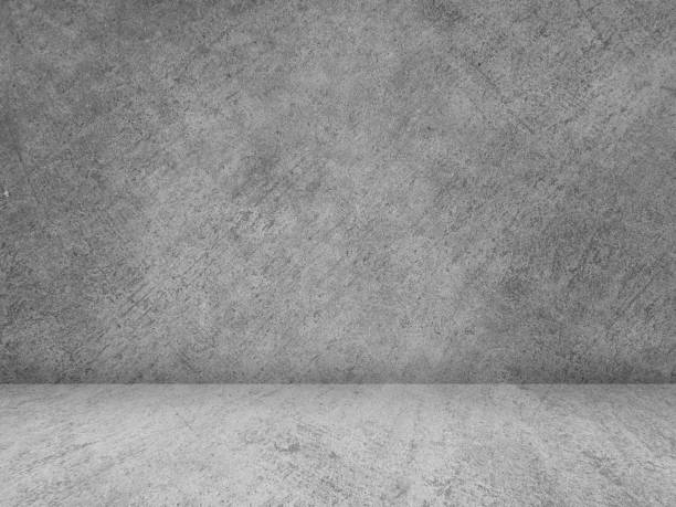 istock Concrete wall background for displaying products in 3d. 1455154776