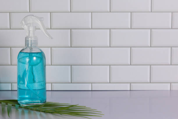 istock Glass spray bottle in the kitchen 1455159451