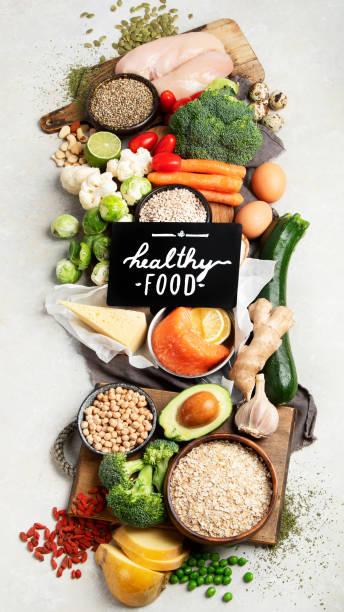 istock Selection of healthy food. 1455160783