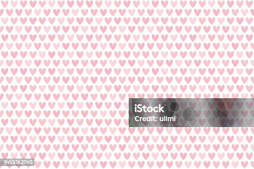 istock Seamless pattern with hearts 1455162140