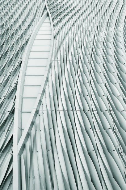 istock Exterior of modern architecture. Building abstract background  pattern 1455168766