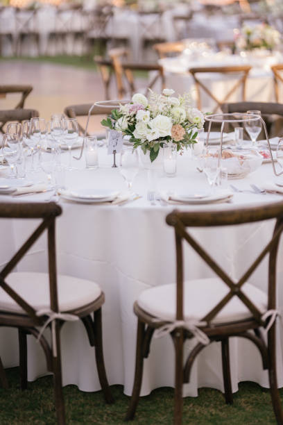 istock Outdoor catering dinner at the wedding 1455169645
