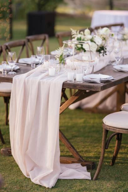 istock Outdoor catering dinner at the wedding 1455169659