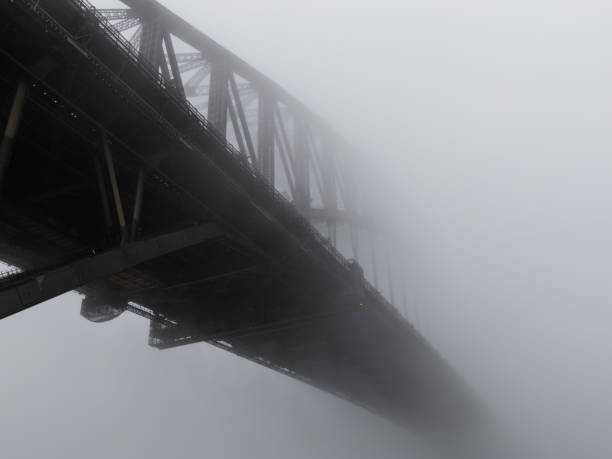 istock Sydney Harbour Bridge fog 1455169925