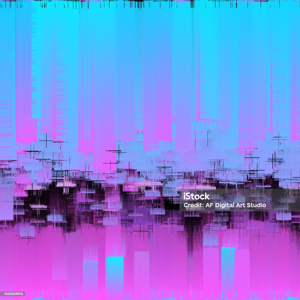 Abstract Data Moshing Background Distorted Gradient Datamosh Effect ...