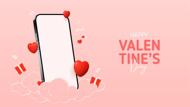 ilustraciones, imágenes clip art, dibujos animados e iconos de stock de antecedentes navideños del día de san valentín - heart shape wing red vector