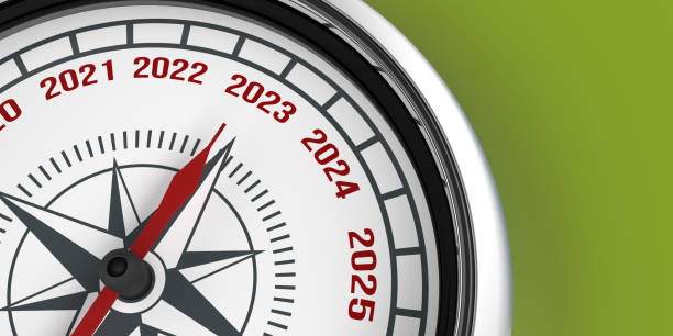 istock 3d compass pointing on calendar year 2023 1455180007