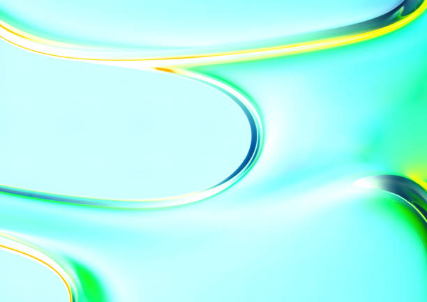 istock 3d rendering Curve Dynamic Fluid Liquid Wallpaper. Light Pastel Cold Color Colorful Swirl Gradient Mesh. Bright Pink Vivid Vibrant Smooth Surface. Blurred Water Multicolor Neon Sky Gradient Background 1455182664