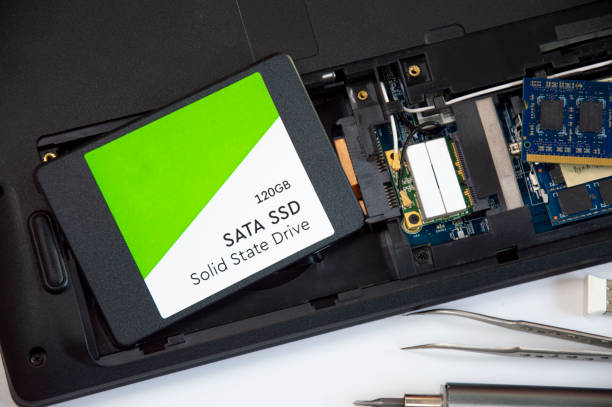istock 2.5-inch SSD hard drives, nowadays, are in great demand. 1455187304