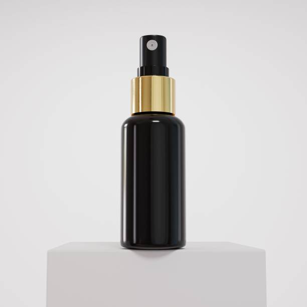 istock 3d rendering of a plastic spray bottle on a cube podium isolated on white background 1455197175