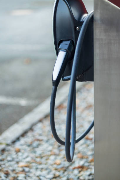 istock close up of a ev charging station 1455197269