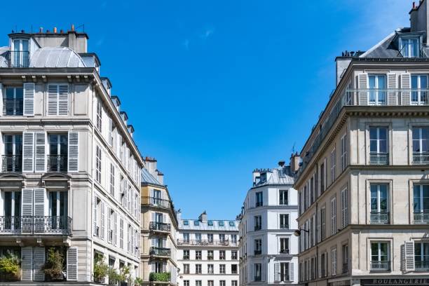 istock Paris, beautiful buildings in the 11e arrondissement 1455197541