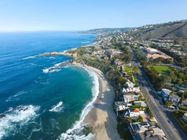 istock Pacific Ocean Coastline - Laguna Beach, California 1455198659