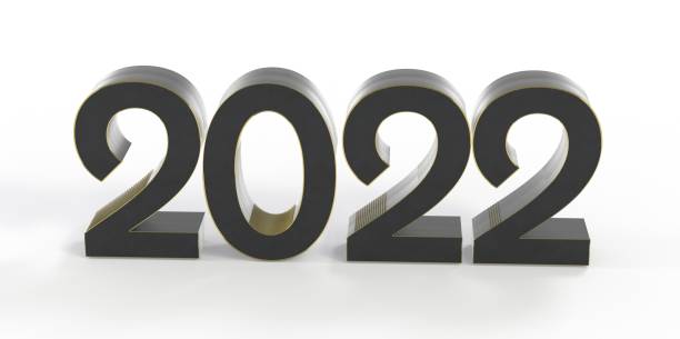 istock Illustration of the creative 2022 year 1455201292