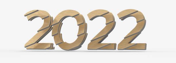 istock Illustration of the creative 2022 year 1455201304