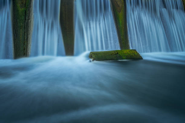 Long exposure of falls of the Ohio