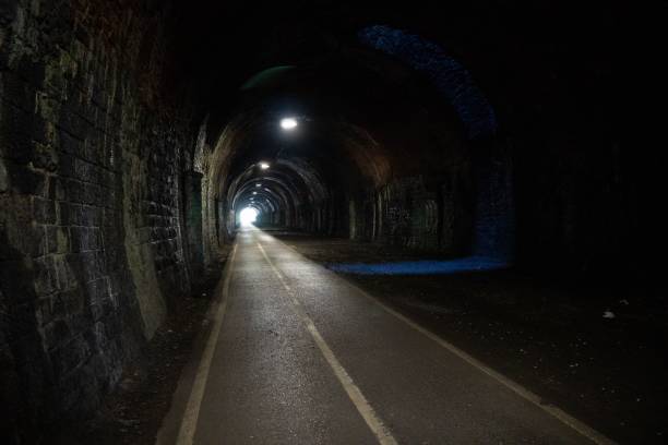 A former railway tunnel on the Bristol & Bath Railway Path