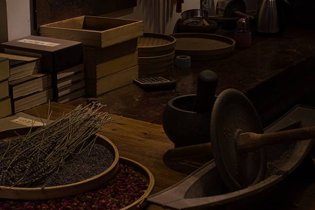 istock handwork herbs manufacture in China 1455212046