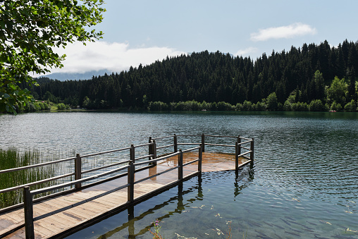 Beautiful view of lake Karagöl, Artvin.