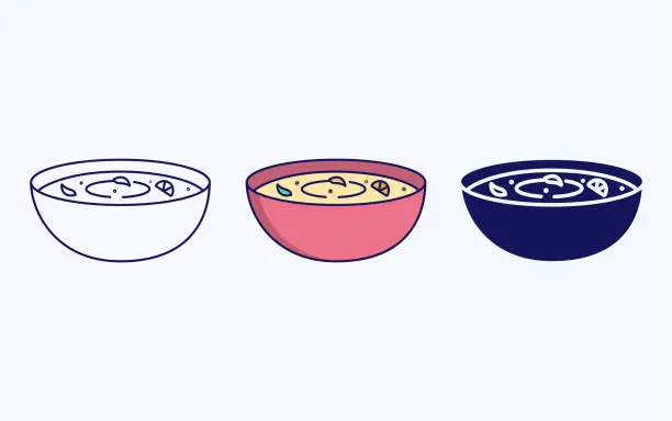 Vector illustration of Lima Soup